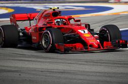 Räikkönen najhitrejši, Vettel v zid