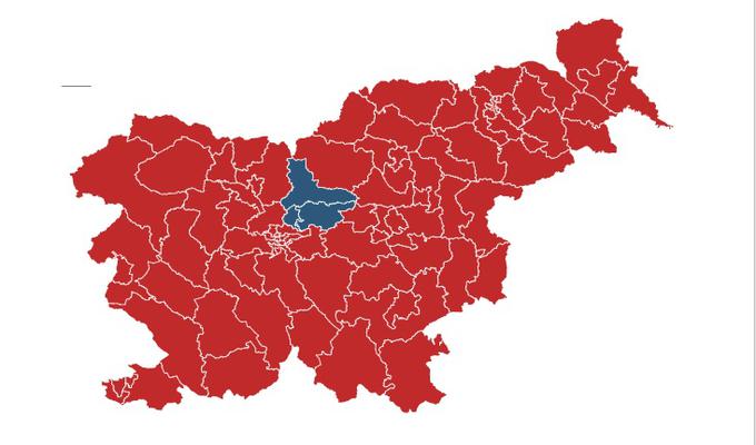Borut Pahor je bil poražen le v treh volilnih okrajih od 88, kjer je slavil Marjan Šarec. | Foto: Državna volilna komisija