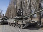 Ruski tank v bližini Kijeva