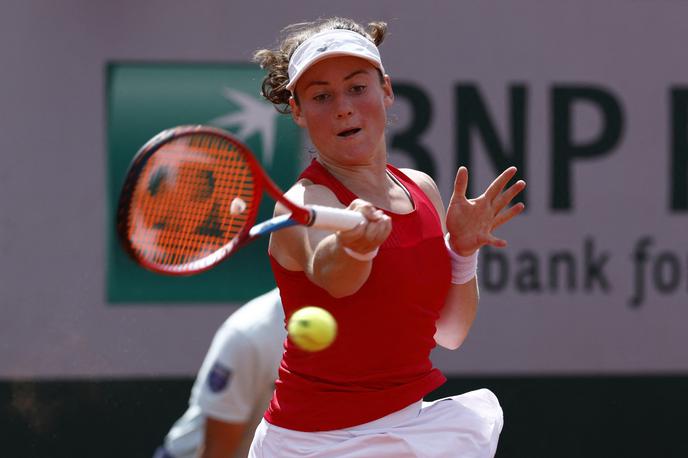 Tamara Zidanšek | Tamara Zidanšek se je skupaj z Nizozemko Aratxo Rus uvrstila v polfinale turnirja dvojic v Parmi.  | Foto Reuters
