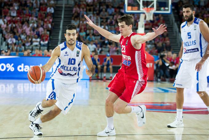 Za Hrvaško je igral na EuroBasketu 2015 in v kvalifikacijah za OI 2016. | Foto: Sportida