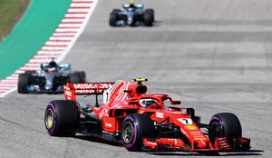 Räikkönen slavi prvič po petih letih, Hamilton še ni prvak