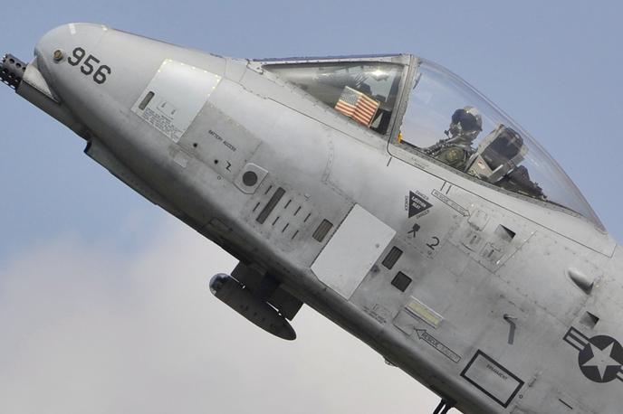 Letalo A-10 | A-10 je vzdržljivo jurišno letalo za uničevanje kopenskih ciljev, kot so oklepniki in topništvo. | Foto Guliverimage