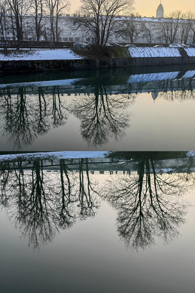 Brez povečave (zgornja polovica) in s povečavo (spodnja polovica) | Foto: Ana Kovač