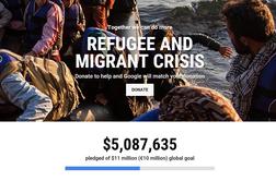 Google zbira denarno pomoč za begunce