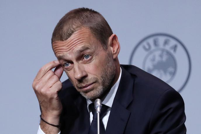 Aleksander Čeferin | Uefa intenzivno preučuje možnosti za nadaljevanje domačih ligaških tekem tudi v mesecu juniju in juliju. | Foto Reuters