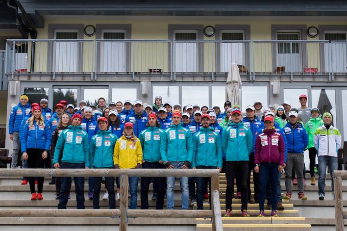 "Na Smučarski zvezi Slovenije smo se tudi letos trudili tekmovalcem zagotoviti kar najboljše pogoje za sezono, ki bo pomembna tudi zaradi olimpijskih iger. Proračun je bil za 20 odstotkov večji kot lani," je povedal predsednik SZS Enzo Smrekar. | Foto: Urban Urbanc/Sportida