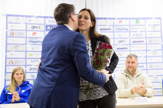 Marija Šestak, nekdanja zvezdnica slovenske atletike, na AZS skrbi za odnose z javnostjo. | Foto: Urban Urbanc/Sportida