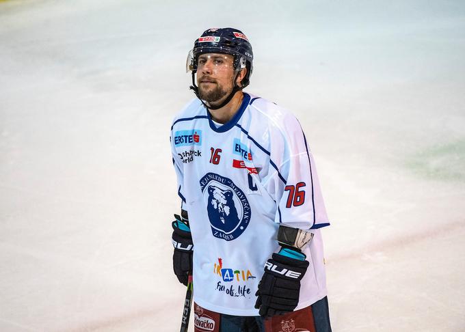 38-letni Mitja Robar je v ligi EBEL (zdaj ICEHL) zadnjič igral v sezoni 2018/19, zdaj se v tekmovanje vrača z Olimpijo, pri kateri je na enomesečni preizkušnji. | Foto: Sportida