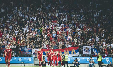 Srbi na naslednji tekmi brez navijačev