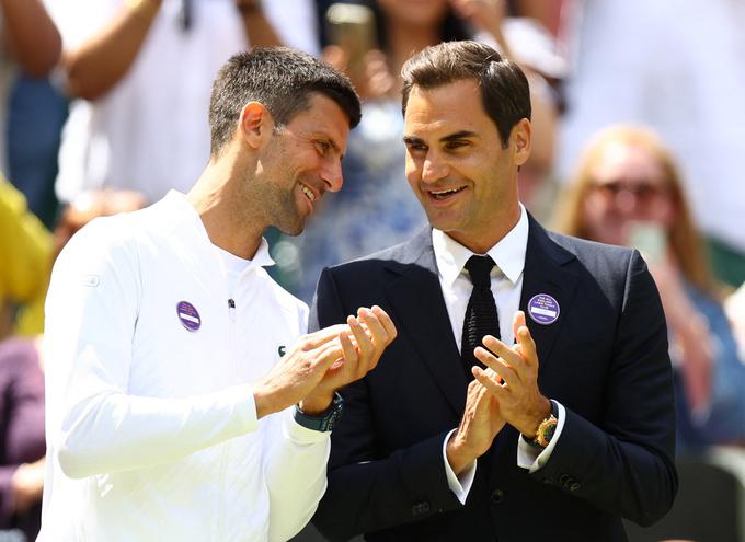 Roger Federer in Novak Đoković | Foto: Reuters