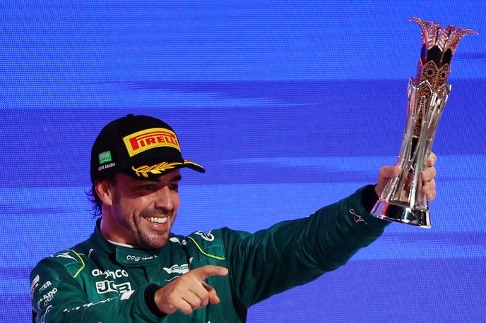 VN Savdske Arabije Fernando Alonso | Fernando Alonso stotič na stopničkah dirke formule 1. | Foto Guliver Image