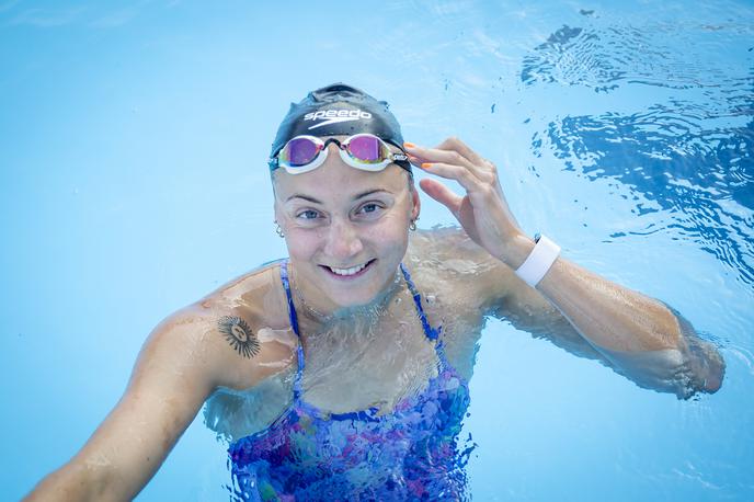 Neža Klančar | Neža Klančar je prva Slovenka, ki je 100 metrov prosto odplavala pod 54 sekundami.  | Foto Ana Kovač