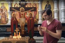 Rus Pokemone iskal v cerkvi, zdaj ga čaka zapor – morda celo za pet let