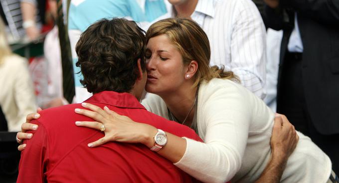 Pomembno vlogo v športni karieri Rogerja Federerja je igrala tudi njegova žena Mirka. | Foto: Guliverimage/Vladimir Fedorenko