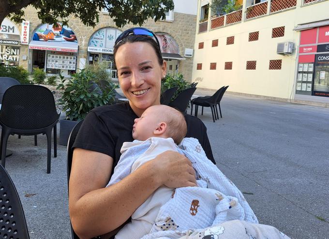 Kajakašica Anja Osterman je rojstvo sina opisala kot najbolj čaroben dan v njenem življenju. | Foto: Boštjan Boh