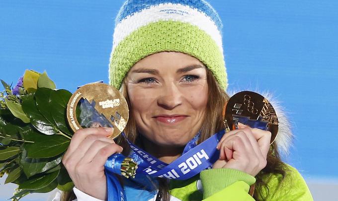 Tina Maze je svojo sanjsko zimsko olimpijsko pravljico kronala pred štirimi leti v Sočiju. | Foto: Reuters