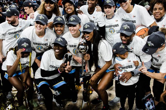 Chicago Sky | Košarkarice Chicago Sky so zmagovalke najmočnejše ženske košarkarske lige WNBA. | Foto Guliverimage
