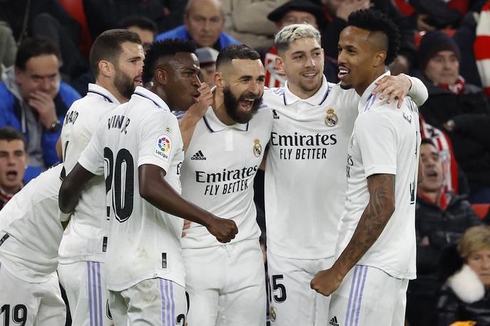 Real Madrid Karim Benzema | Real Madrid je zmagal z 2:0, prvi gol je dal Karim Benzema. | Foto Reuters