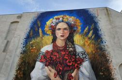 Nova poslikava v Mariboru prikazuje "mlado Ukrajino"