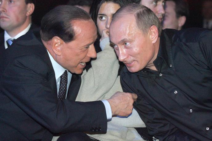 Silvio Berlusconi, Vladimir Putin | Silvio Berlusconi in Vladimir Putin sta po besedah nekdanjega italijanskega premierja velika prijatelja in se pogosto slišita. | Foto Guliver Image