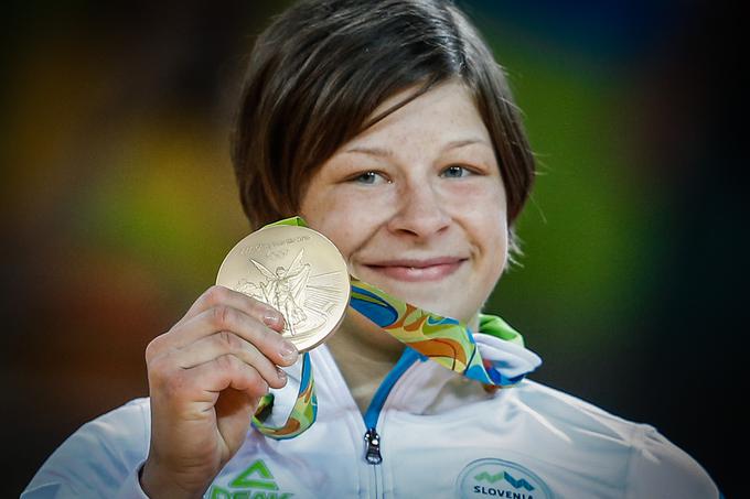 Tudi Tina Trstenjak ima zlato olimpijsko odličje. Osvojila ga je istega leta kot naslov evropske prvakinje (2016). | Foto: Stanko Gruden, STA