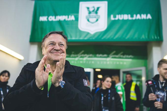 Ljubljanski župan Zoran Janković je velik podpornik športa in navijač NK Olimpija. | Foto: Grega Valančič/Sportida