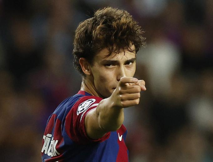 Joao Felix je zadel v polno za Barcelono že na prvi tekmi v ligi prvakov. Dosegel je prvi in zadnji gol na srečanju. | Foto: Reuters