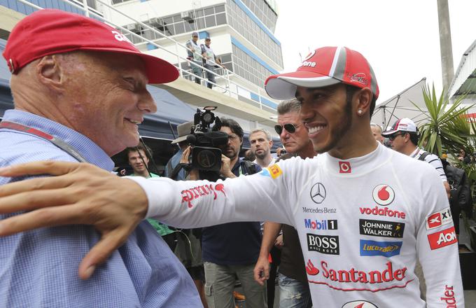 Lauda je bil Hamiltonu kot mentor. | Foto: Reuters