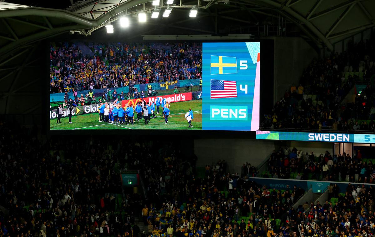 Švedska ZDA SP 2023 | Doslej si je tekme v živo ogledalo 1.367.037 gledalcev. | Foto Reuters