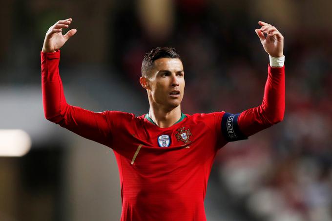 Cristiano Ronaldo za svetovnim rekordom zaostaja 22 nastopov. | Foto: Reuters