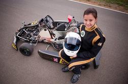VIDEO: 12-letnica, ki dirka 115 km/h: Rada bi šla še hitreje