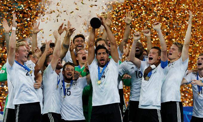 Lani je pokal konfederacij osvojila Nemčija, ki bo letos v Rusiji branila naslov svetovnega prvaka. | Foto: Reuters