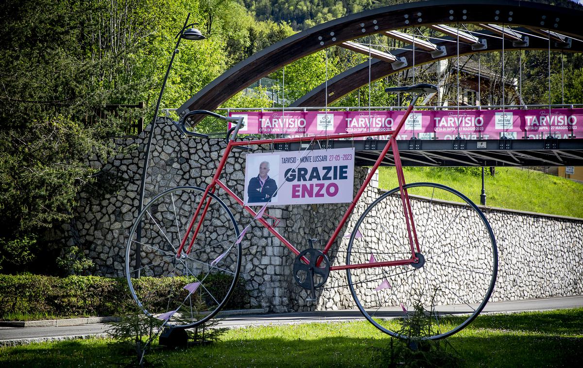 Trbiž Giro | V Trbižu, ki bo 27. maja gostil predzadnjo etapo letošnjega Gira, ta bo najbližje Sloveniji, je že vse v znamenju rožnate dirke.  | Foto Ana Kovač