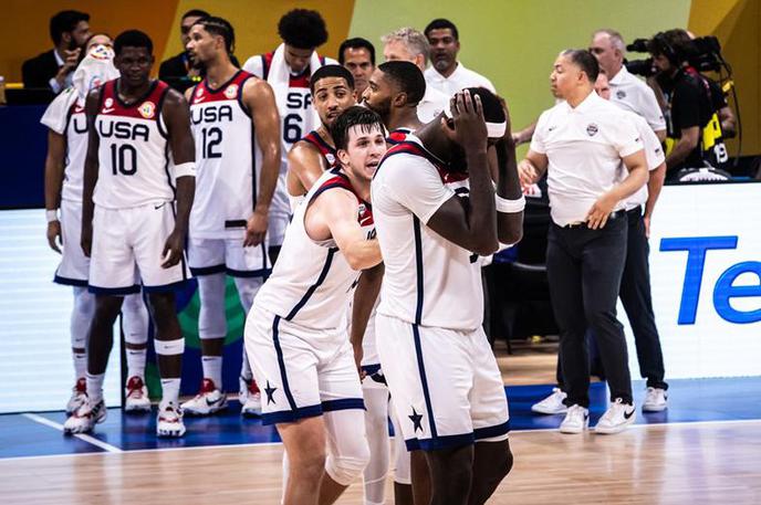 ZDA ameriška košarkarska reprezentanca | Ameriški košarkarji so s kar nekaj zvezdniki lige NBA na letošnjem svetovnem prvenstvu osvojili le četrto mesto. | Foto FIBA