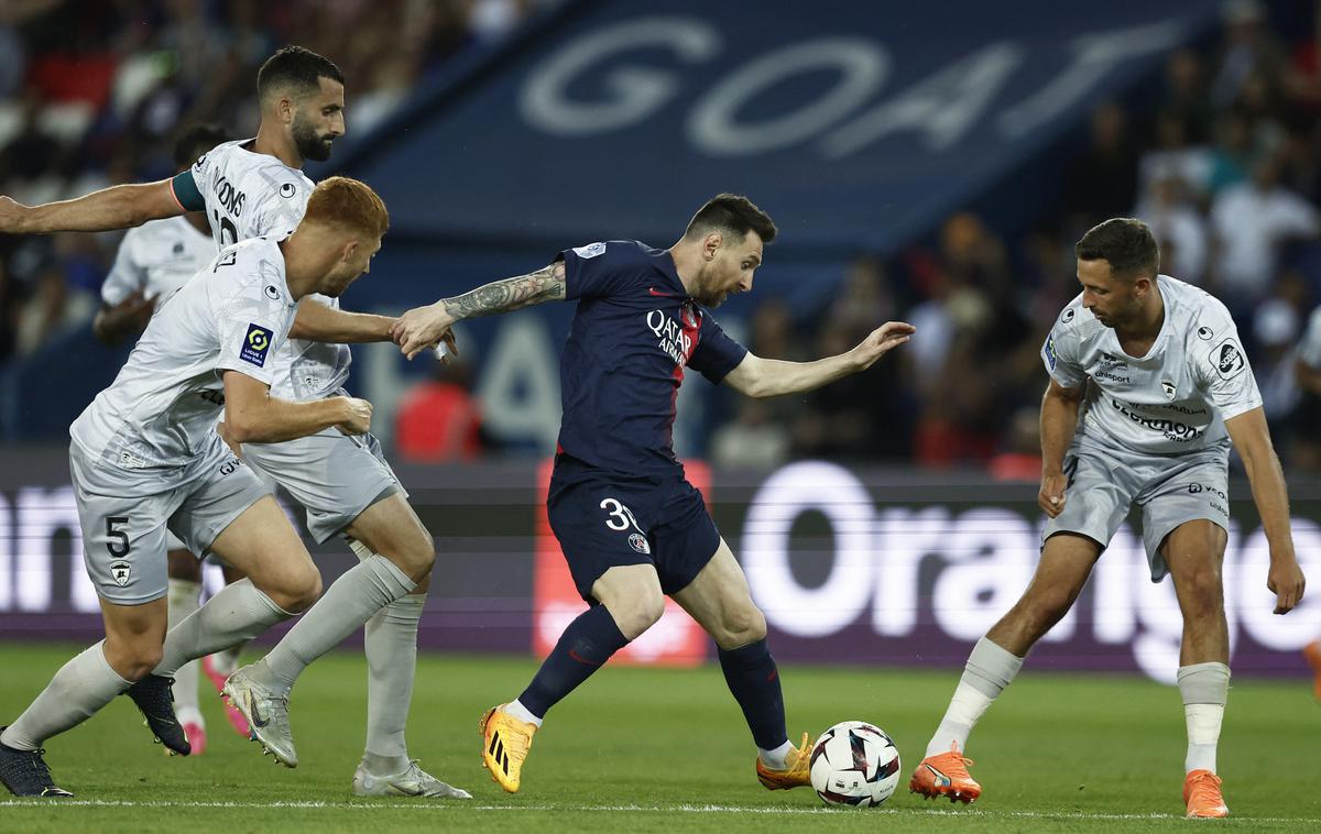 Lionel Messi | Lionel Messi se je od Pariza poslovil s porazom. | Foto Reuters