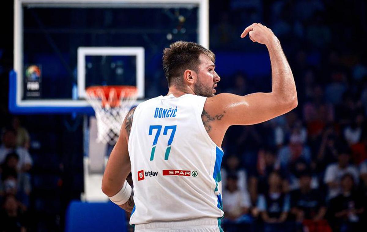 slovenska košarkarska reprezentanca Slovenija : Venezuela SP 2023 Luka Dončić | Luka Dončić je na prvem obračunu dosegel 37 točk. | Foto FIBA