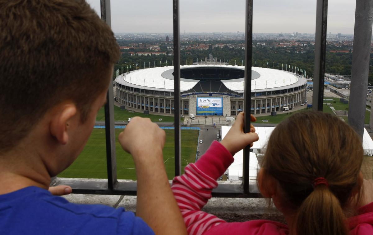 Olimpijski štadion Berlin | Olimpijski štadion v Berlinu je leta 2009 poskrbel za nekaj najbolj zgodovinskih zgodb. Tako za svetovno kot tudi za slovensko atletiko. | Foto Reuters