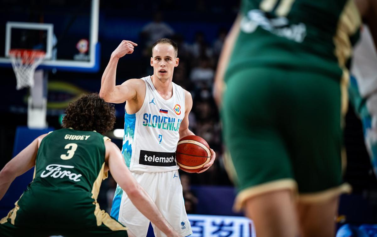 slovenska košarkarska reprezentanca Slovenija : Avstralija Klemen Prepelič | Foto FIBA