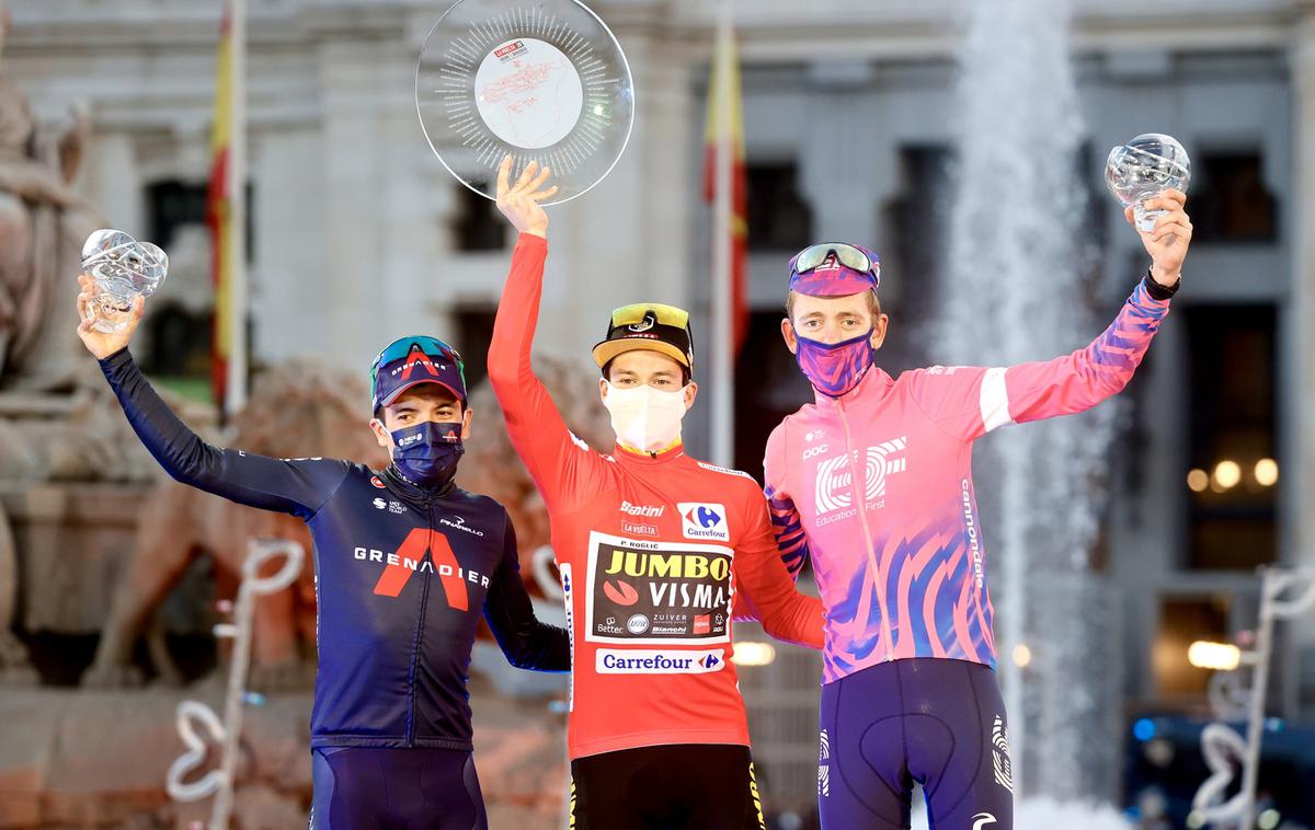 Primož Roglič Vuelta 2020 | Primož Roglič je dobil zadnji Vuelti, letos dirke nima v načrtu. | Foto Unipublic/Photogomez Sport