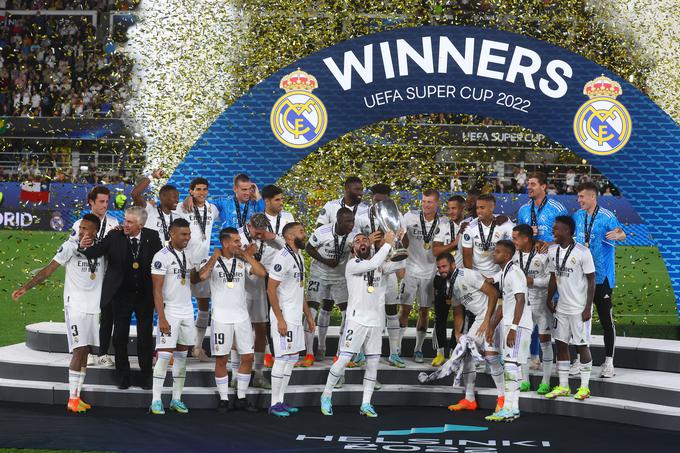 Španski velikan Real Madrid je v novo sezono vstopil z evropskim superpokalom. | Foto: Reuters