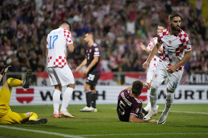 Hrvaška ni imela težav z Latvijo. | Foto: Guliverimage
