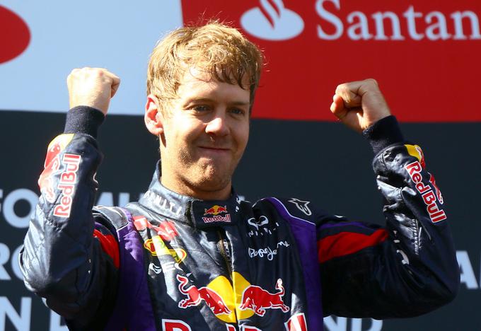 Sebastian Vettel je leta 2013 z Red Bullom dobil devet dirk zapored. | Foto: Reuters