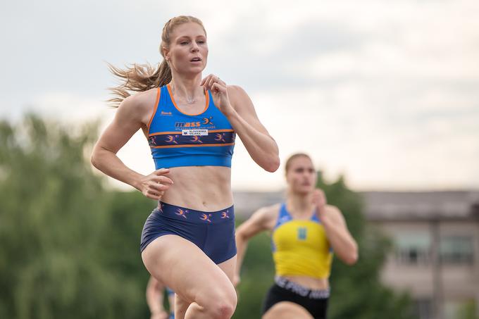 Maja Mihalinec je vesela, da bo v močni mednarodni konkurenci tekmovala na 100 m.  | Foto: Peter Kastelic/AZS