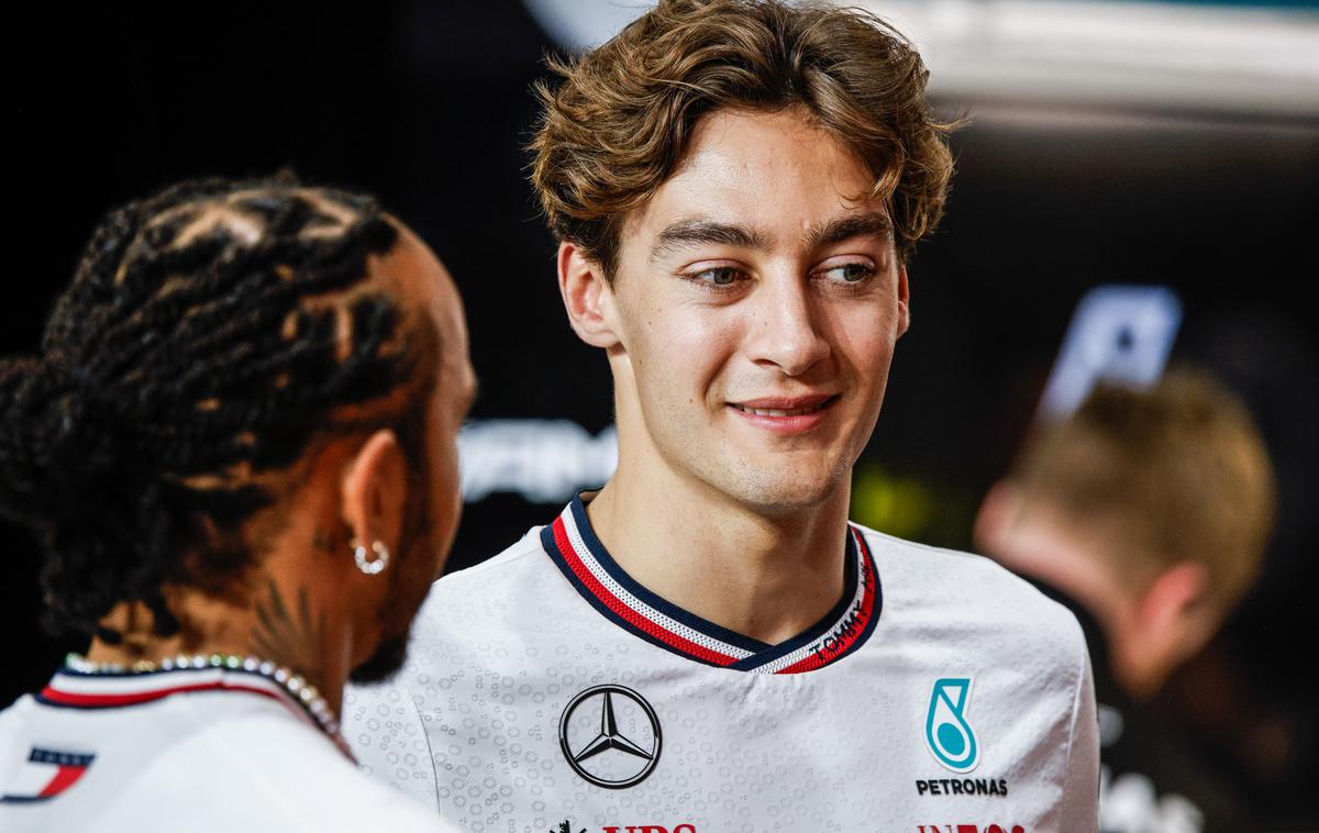 George Russell | George Russell pravi, da še on dobiva sporočila od drugih dirkačev, ki bi radi prišli k Mercedesu. | Foto Guliverimage