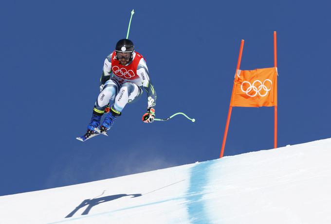 Kline je uvrstitev sezone dosegel na olimpijskih igrah, ko je bil na smuku 10. | Foto: Reuters
