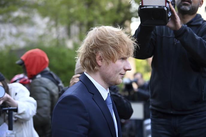 Ed Sheeran | Sheeran je na sojenju v nabito polni dvorani v svojo obrambo opisal postopek pisanja pesmi o večni ljubezni iz leta 2014, ki jo je napisal kmalu po tem, ko je začel novo romantično razmerje in po smrti njegovega dedka. | Foto Guliverimage