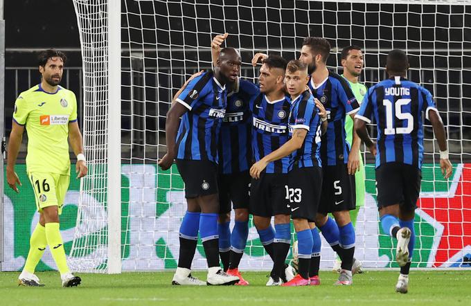 Inter je v vodstvo popeljal Romelu Lukaku. | Foto: Reuters