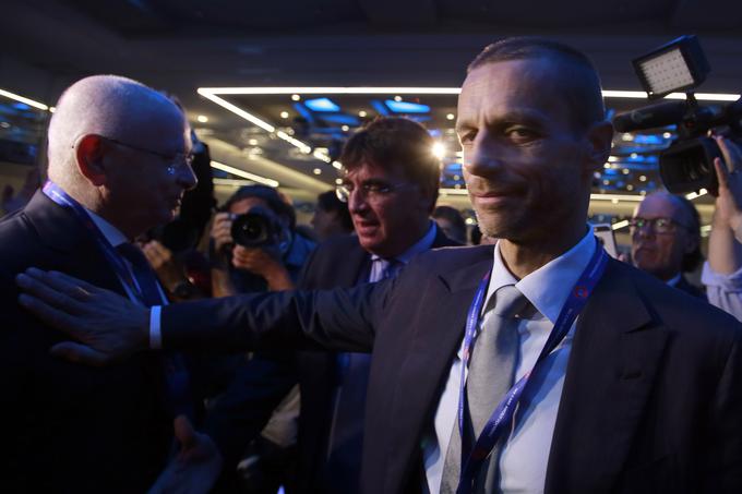 Slovenski kandidat Čeferin je Nizozemca Michaela van Praaga v boju za predsedniški stolček potolkel z 42:13. | Foto: Guliverimage/Getty Images