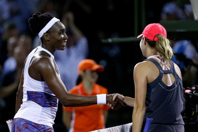 "Do Venus imam veliko spoštovanje, vendar ko se z njo srečaš na igrišču, moraš to odklopiti in se osredotočiti le tenis." | Foto: Guliverimage/Getty Images